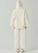 Load image into Gallery viewer, GRIMPER Shyly Heart Hoodie Creamy White