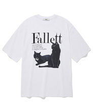Load image into Gallery viewer, FALLETT Deux Nero Short Sleeve Tee White