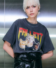 Load image into Gallery viewer, FALLETT Nero Band Short Sleeve Tee Charcoal