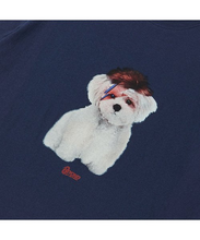 Load image into Gallery viewer, BEYOND CLOSET Rockstar Print T-Shirt Navy