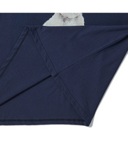 Load image into Gallery viewer, BEYOND CLOSET Rockstar Print T-Shirt Navy