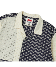 Load image into Gallery viewer, BEYOND CLOSET Collection Line Archive Pattern Cutting Open Collar Shirt Navy