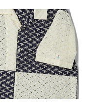 Load image into Gallery viewer, BEYOND CLOSET Collection Line Archive Pattern Cutting Open Collar Shirt Navy