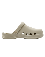 Load image into Gallery viewer, 23.65 Bisbee Rubber Mules Ecru