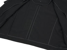 Load image into Gallery viewer, EMKM Unbalance Collar Stitch Jacket Black