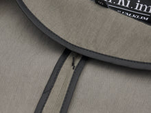 Load image into Gallery viewer, EMKM Unbalance Collar Stitch Jacket Charcoal