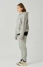 Load image into Gallery viewer, GRIMPER Shyly Heart Hoodie Grey