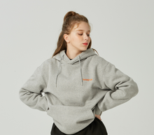 Load image into Gallery viewer, GRIMPER Shyly Heart Hoodie Grey