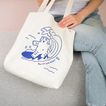 Load image into Gallery viewer, MUZIK TIGER Surfing Tiger Big Eco Bag