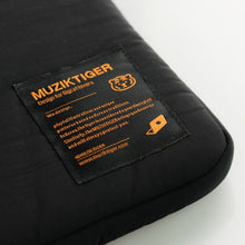 Load image into Gallery viewer, MUZIK TIGER Sitting Tiger Laptop/ Tablet Strap Pouch Black  3Sizes
