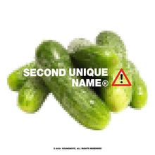 Load image into Gallery viewer, SECOND UNIQUE NAME Sun Case Graphic No Cucumber Black