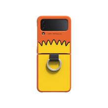 Load image into Gallery viewer, SLBS Eco Friends Bart Simpsons Phone Case with ring for Galaxy Z Flip4