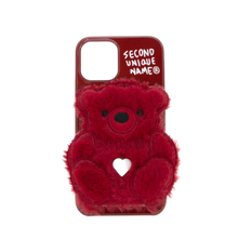 Load image into Gallery viewer, SECOND UNIQUE NAME Sun Case Patch Fur Bear Redvelvet