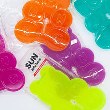 Load image into Gallery viewer, SECOND UNIQUE NAME SUN CASE CLEAR JELLY BEAR REDVIOLET