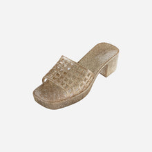 Load image into Gallery viewer, HEAVENLY JELLY Wedge Glitter Gold