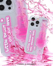 Load image into Gallery viewer, SECOND UNIQUE NAME Tube Bear Phone Clear Case Pink
