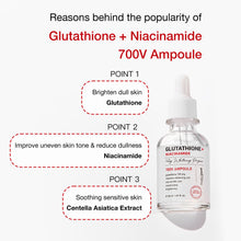 Load image into Gallery viewer, ANGEL&#39;S LIQUID Glutathione + Whitening Niacinamide 700V Ampoule
