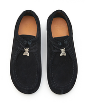 Load image into Gallery viewer, 23.65 NUTTY Suede Lace Up Loafers Black
