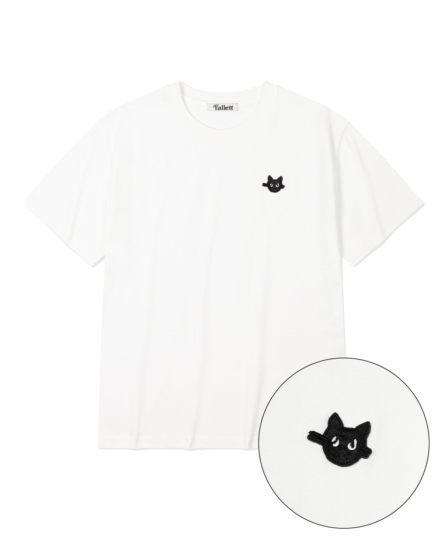 FALLETT Nero Wappen Short Sleeve White