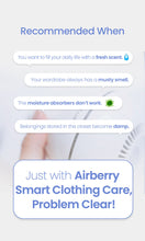 Load image into Gallery viewer, AIRBERRY Smart Clothing Care (Sterilization&amp;dehumidification) set
