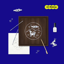 Load image into Gallery viewer, [ARTSOOMBI] Korean Heritage &quot;Najeonchilgi&quot; Tray Inlaid with Mother-Of-Pearl Craft Kit
