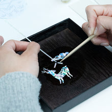 Load image into Gallery viewer, [ARTSOOMBI] Korean Heritage &quot;Najeonchilgi&quot; Tray Inlaid with Mother-Of-Pearl Craft Kit
