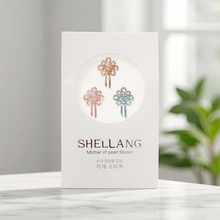 Load image into Gallery viewer, [SHELLANG] Mother-of-pearl Sticker (Butterfly/Chrysanthemum)

