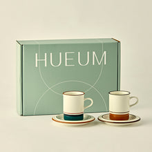 Load image into Gallery viewer, [HUEUM] Line Cup &amp; Saucer Set
