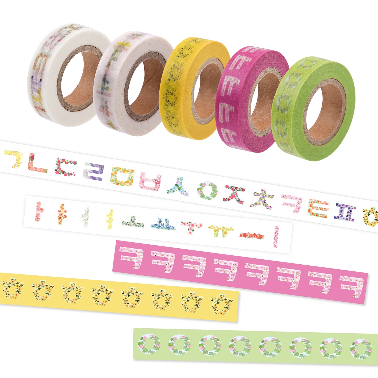 [LANFORAL] Language For All Hangeul Washi Tape