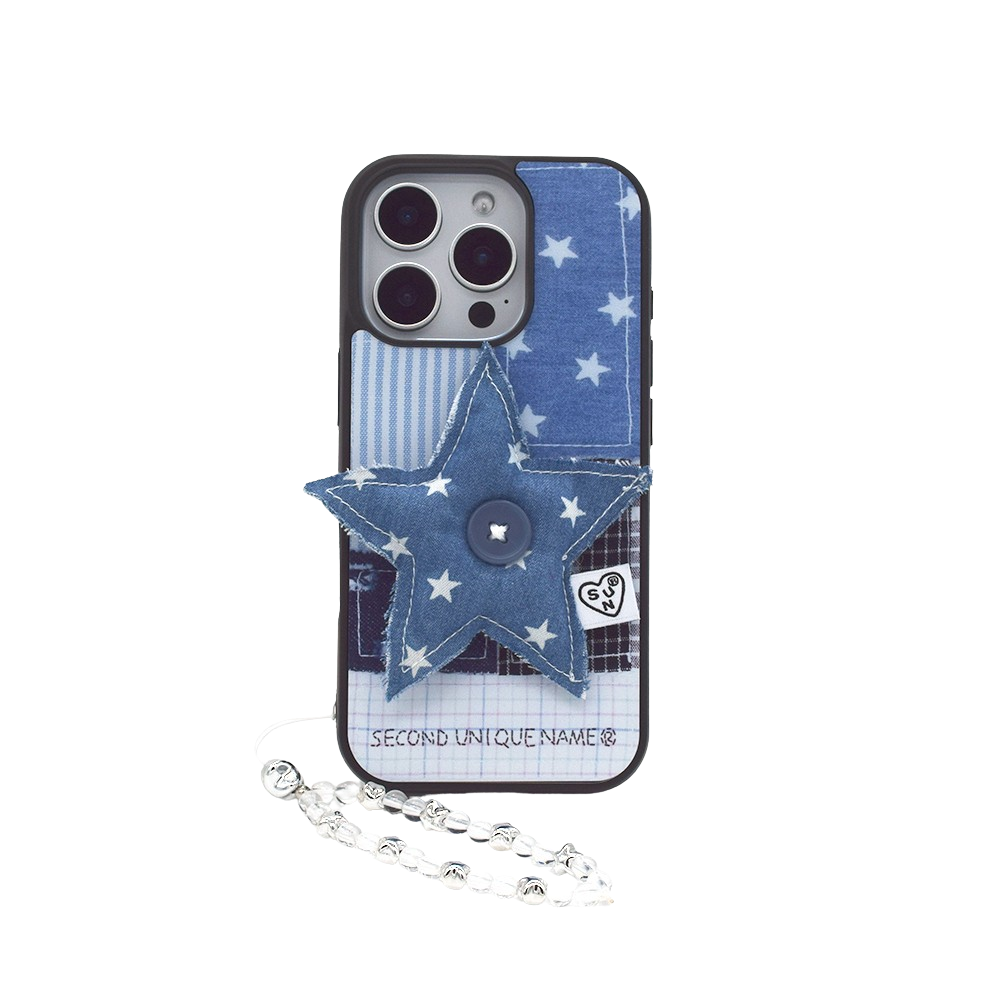 SECOND UNIQUE NAME CASE STAR PATCH BLUE