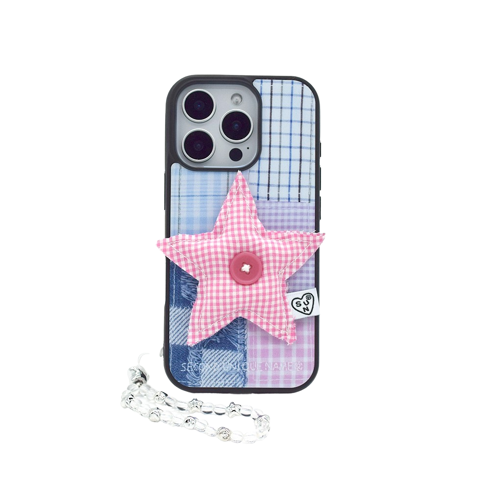 SECOND UNIQUE NAME CASE STAR PATCH PINK