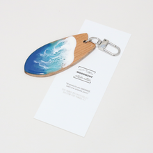 Load image into Gallery viewer, [WOODMENT] A Piece of Wave Keychain
