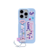 Load image into Gallery viewer, SECOND UNIQUE NAME Unicon Beads Phone Case Blue
