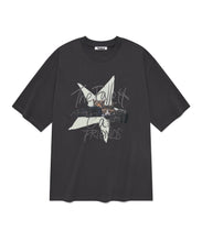 Load image into Gallery viewer, FALLETT Star Nero Friends Short Sleeve Charcoal
