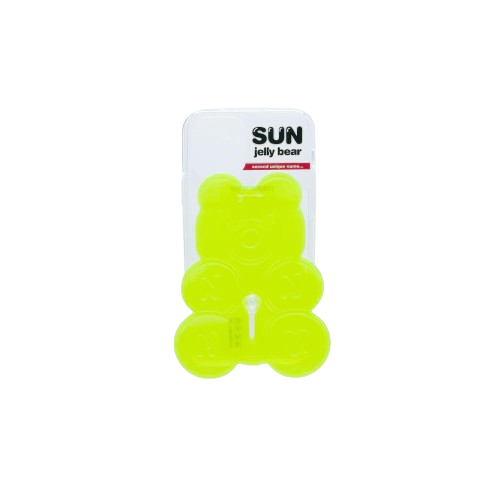 SECOND UNIQUE NAME SUN CASE CLEAR JELLY BEAR LIME