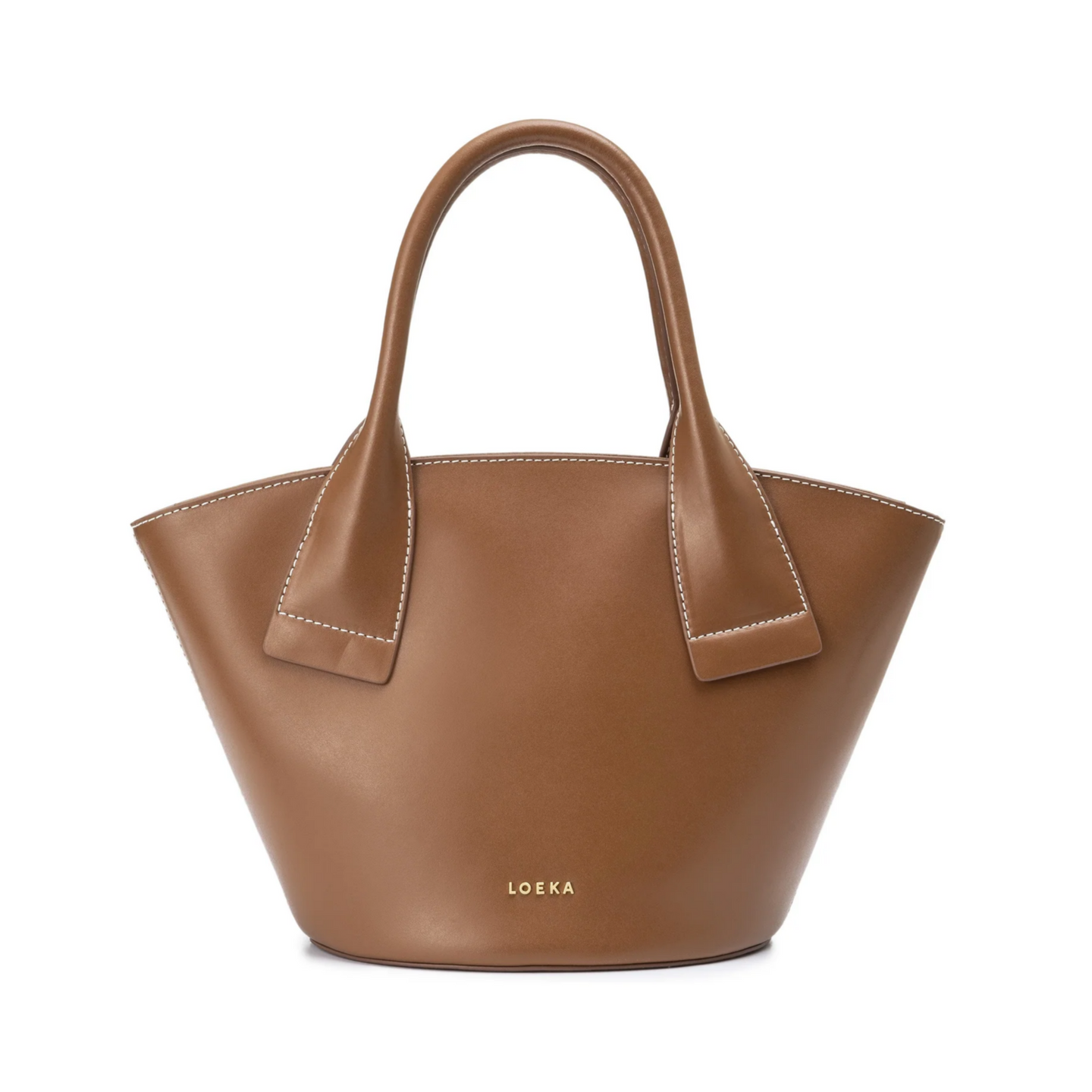 LOEKA Marqueta M Tote Bag Brown