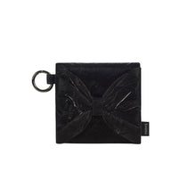 Load image into Gallery viewer, KWANI My Dear Bow Bow Mini Pouch Shiny Black
