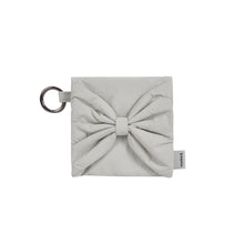 Load image into Gallery viewer, KWANI My Dear Bow Bow Mini Pouch Sleek Dove
