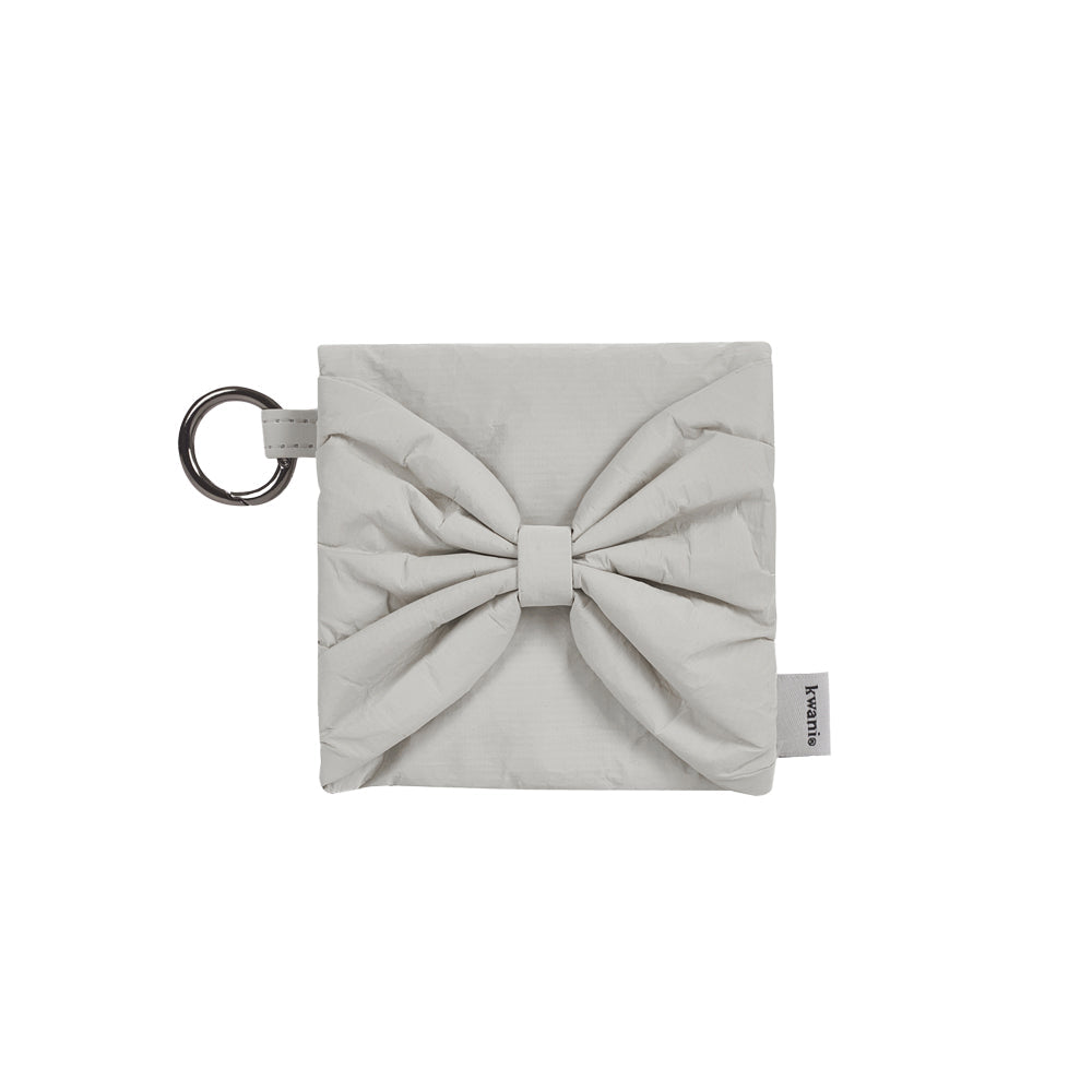 KWANI My Dear Bow Bow Mini Pouch Sleek Dove