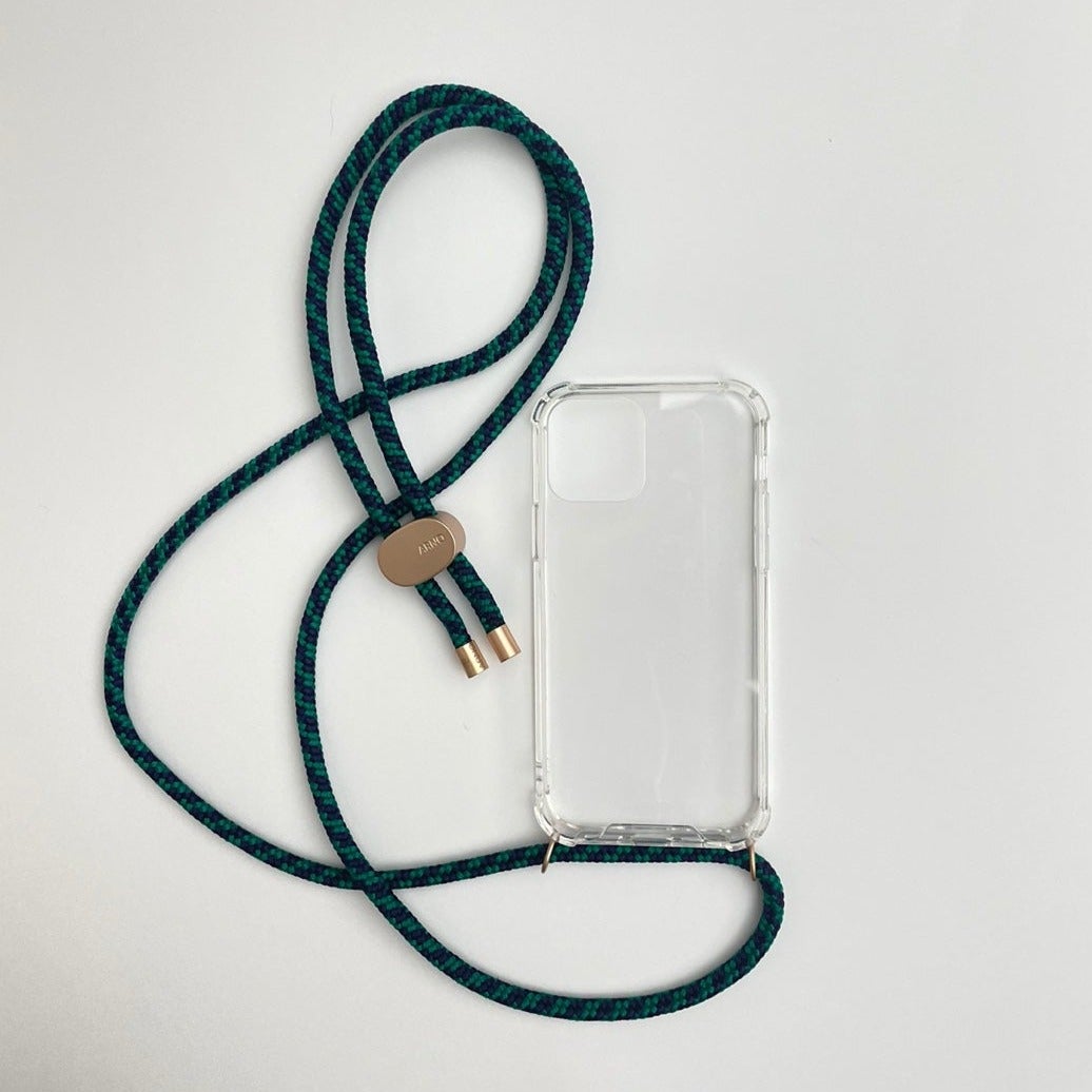 ARNO iPhone Case with Rope Strap London Green