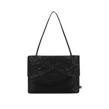 Load image into Gallery viewer, KWANI My Dear Bow Bow Tote Bag Shiny Black
