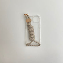 Load image into Gallery viewer, ARNO iPhone Case with Rope Strap Oatmeal Cream
