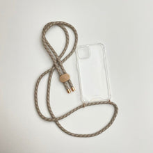 Load image into Gallery viewer, ARNO iPhone Case with Rope Strap Oatmeal Cream
