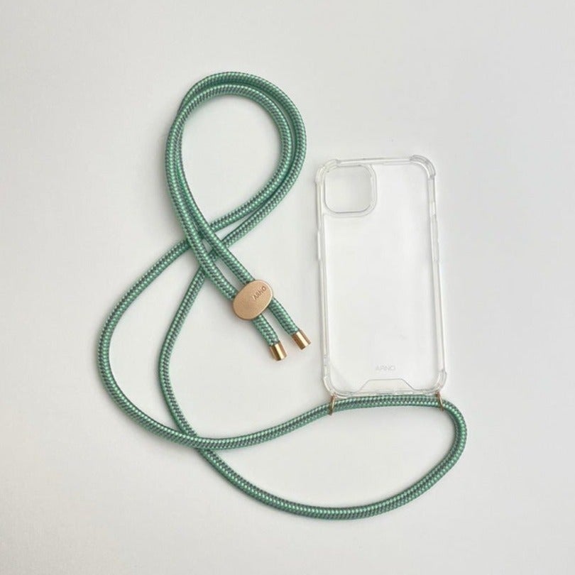 ARNO iPhone Case with Rope Strap Dear Mint