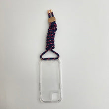 Load image into Gallery viewer, ARNO iPhone Case with Rope Strap Royal Navy
