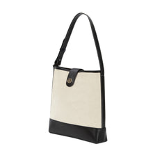 Load image into Gallery viewer, DEPOUND Town Bag Bucket Herringbone Ivory
