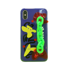 Load image into Gallery viewer, SECOND UNIQUE NAME Sun Case Neon Chain Blue
