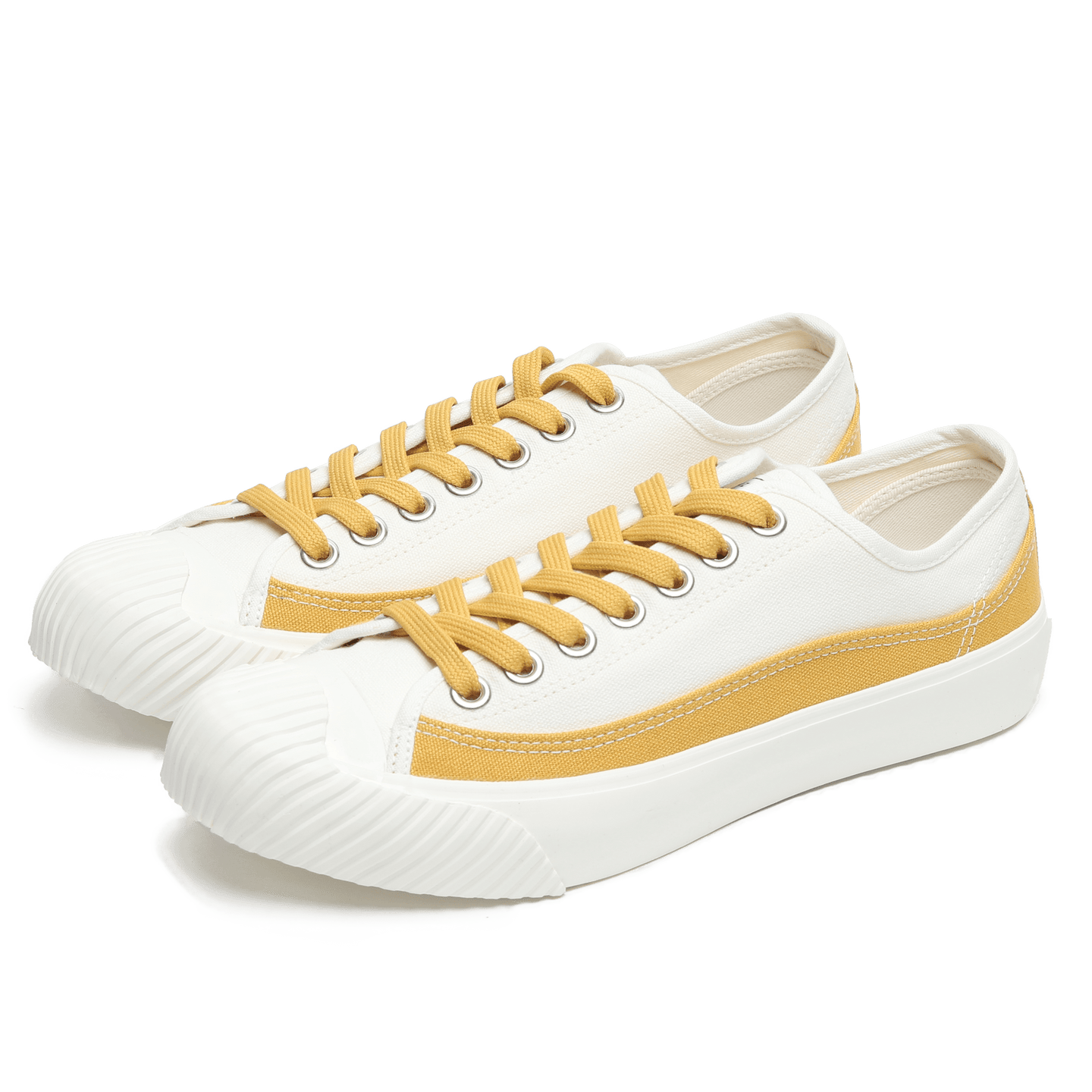 BAKE-SOLE Tart Sneakers White Yellow