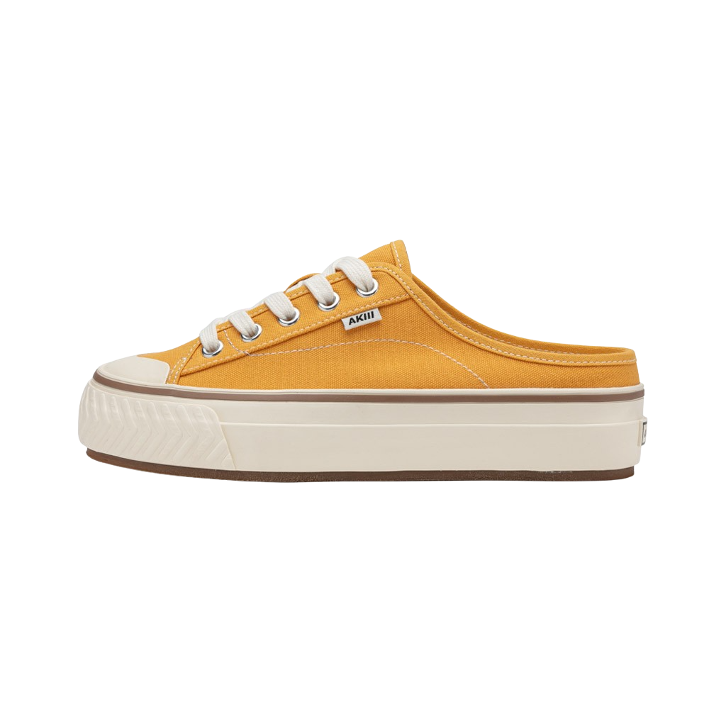 AKIII CLASSIC Bold Mule Sneakers Mustard