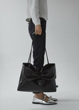 Load image into Gallery viewer, KWANI My Dear Bow Bow Tote Bag Soft Black
